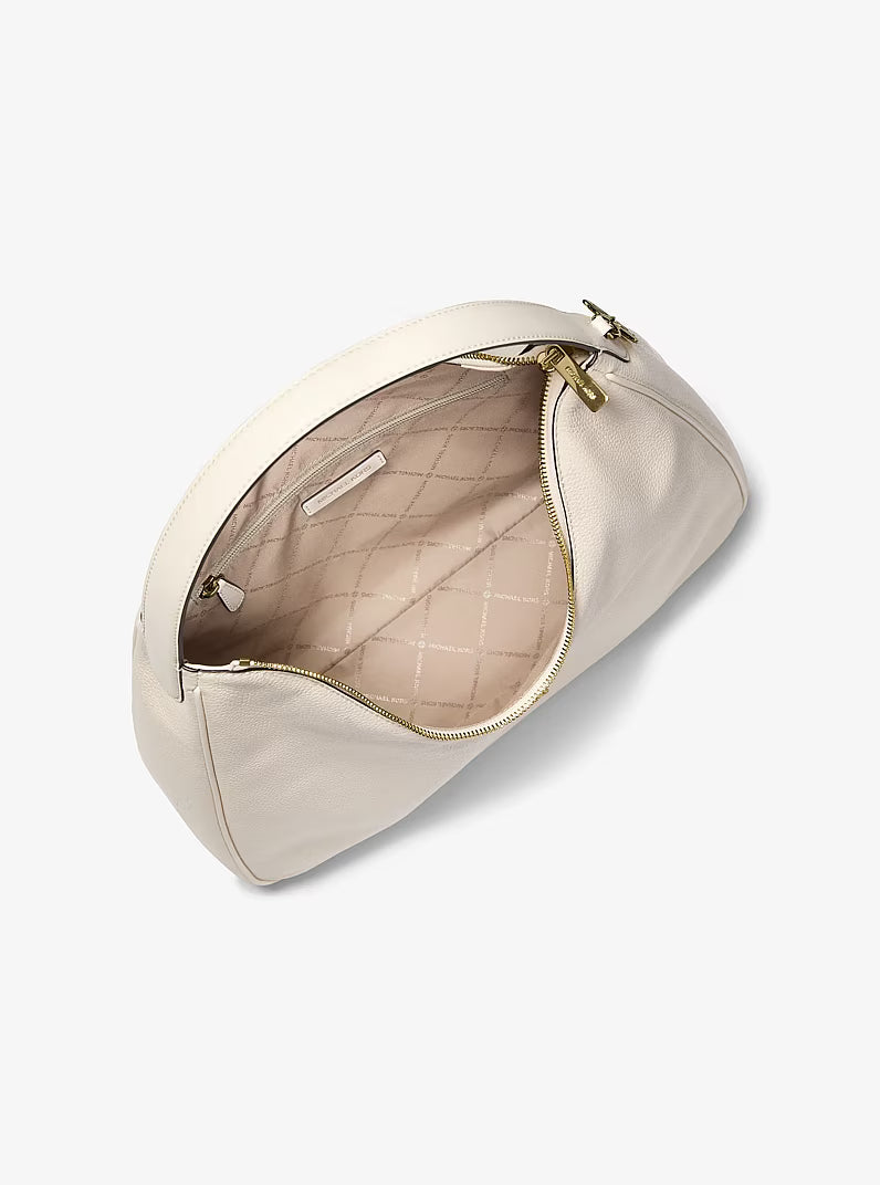 Michael Kors Nayla Medium Pebbled Leather Shoulder Bag