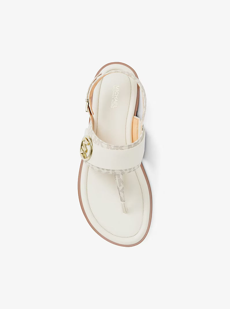 Michael Kors Carmen Signature Logo Thong Sandal