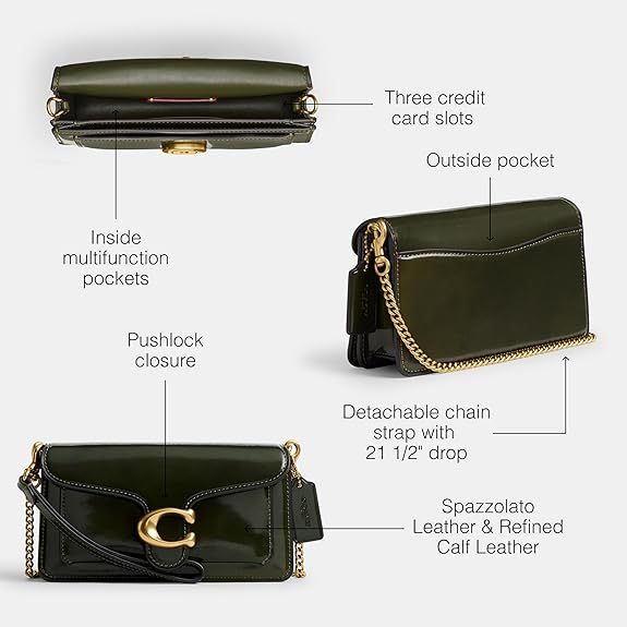 COACH Tabby Chain Crossbody Bag 19