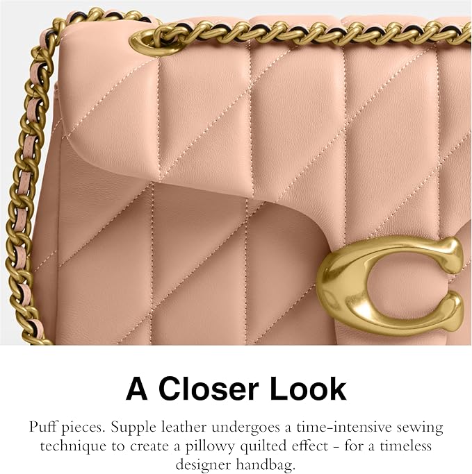 COACH QUILTED TABBY 26 - CREAM