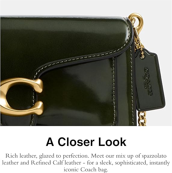 COACH Tabby Chain Crossbody Bag 19
