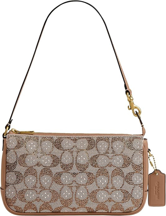 Coach Women's Natural Grain Leather Plaza Bag