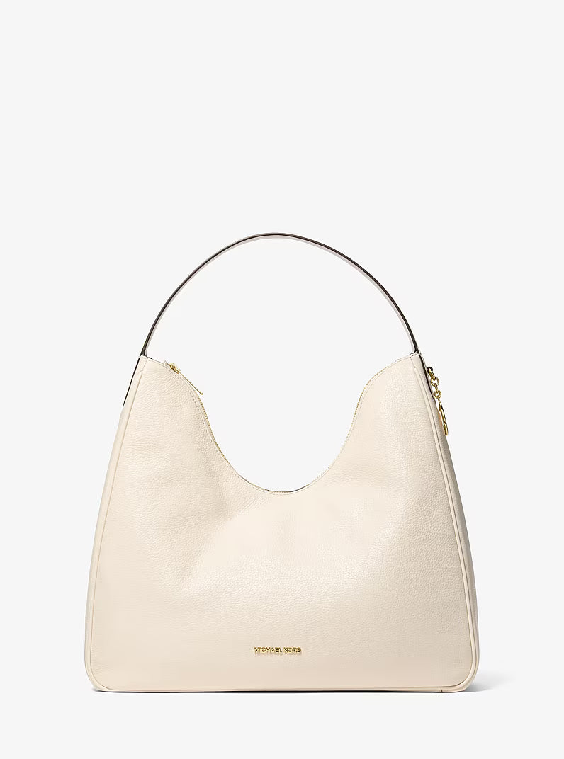Michael Kors Nayla Medium Pebbled Leather Shoulder Bag