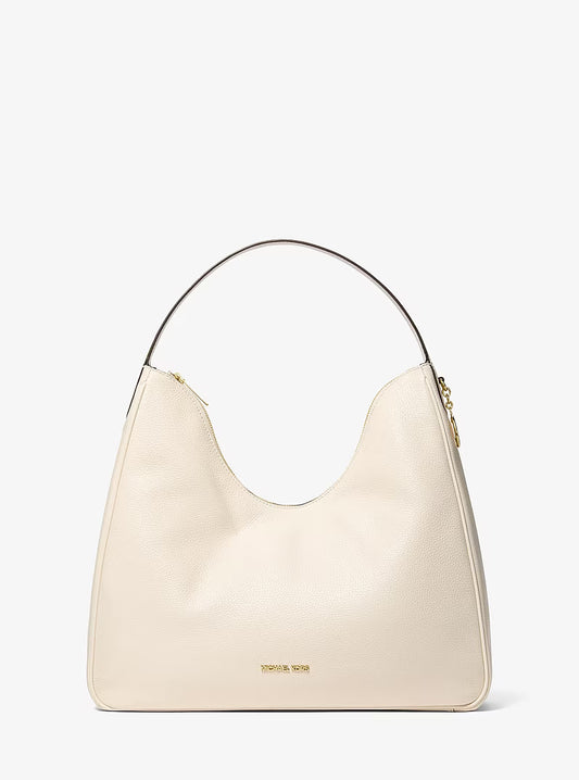 Michael Kors Nayla Medium Pebbled Leather Shoulder Bag