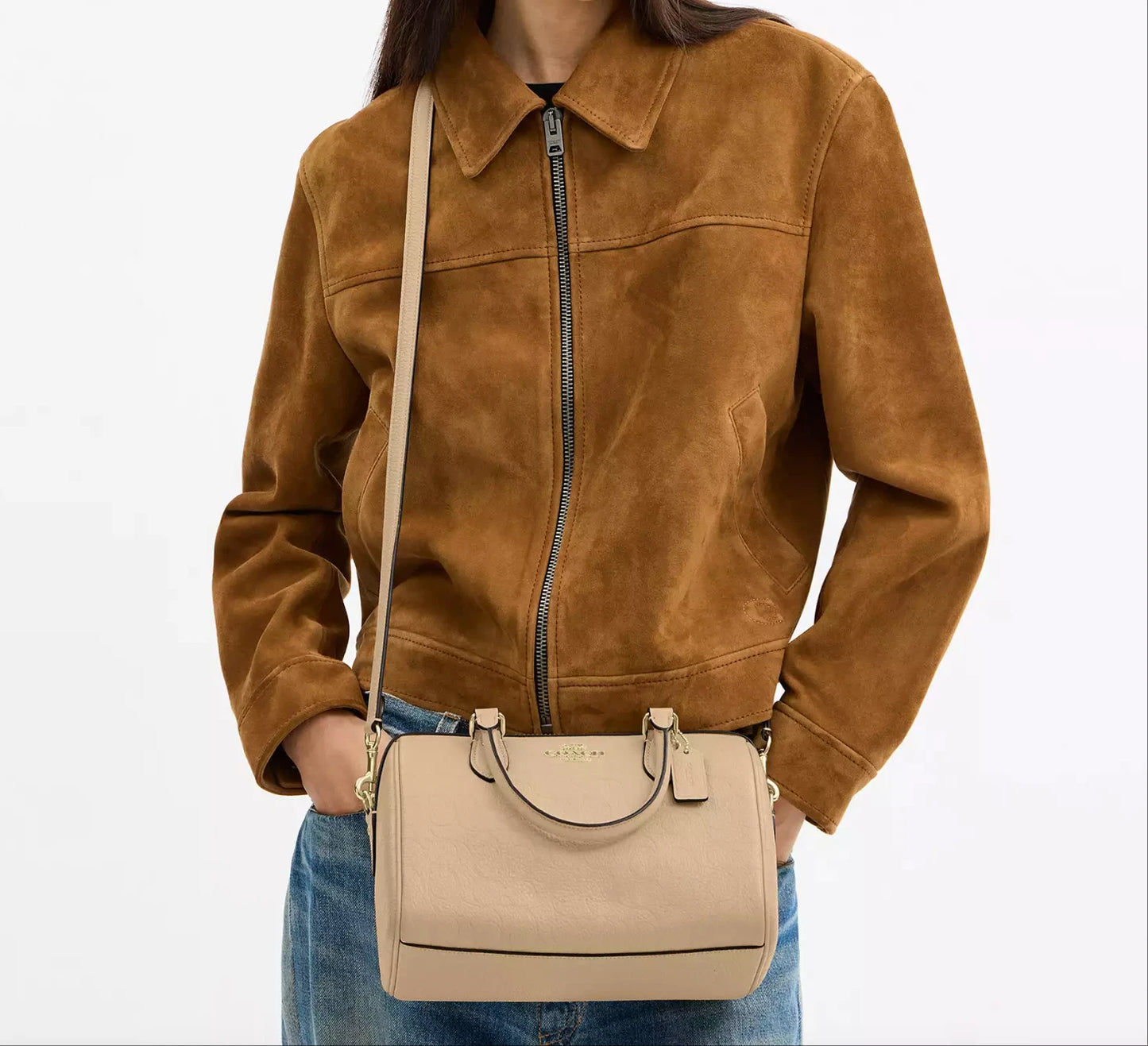 Coach Rowan Satchel in Oat