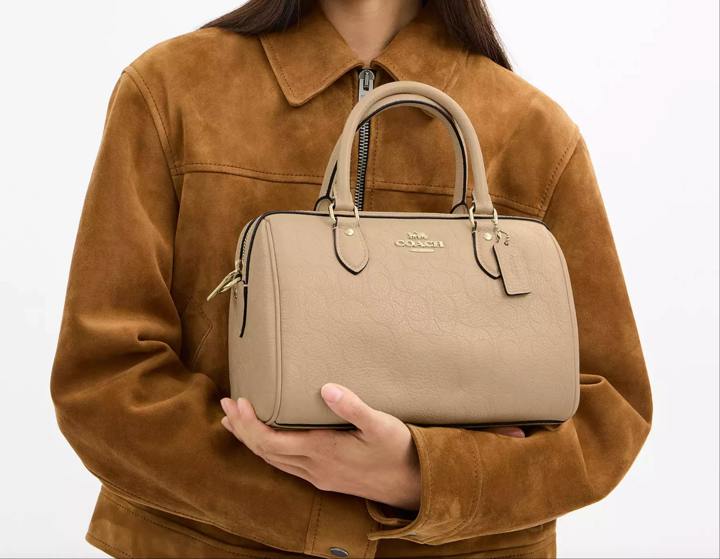 Coach Rowan Satchel in Oat
